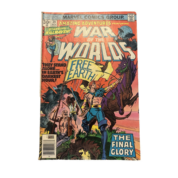 Marvel Comics, War of the Worlds, Vol 1 #39 1976, The Final Glory, VTG - Picture 1 of 8